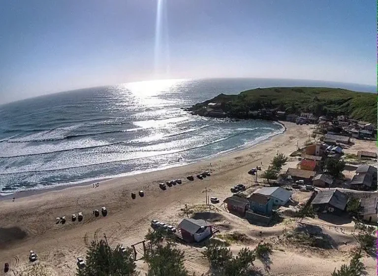 A Praia da Galheta, em Laguna sc