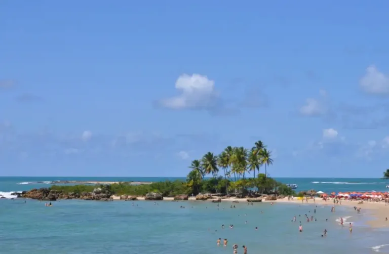 A Praia do Morro de São Paulo