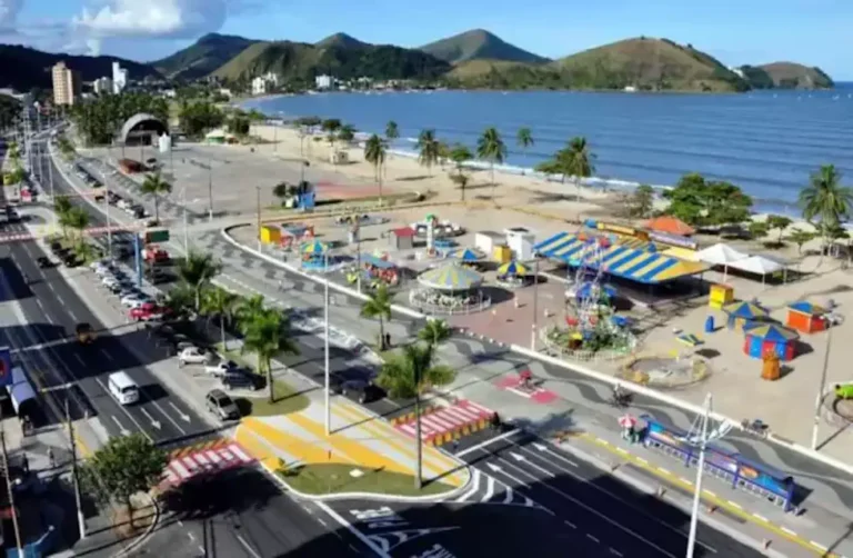 Praia do Centro em Caraguatatuba