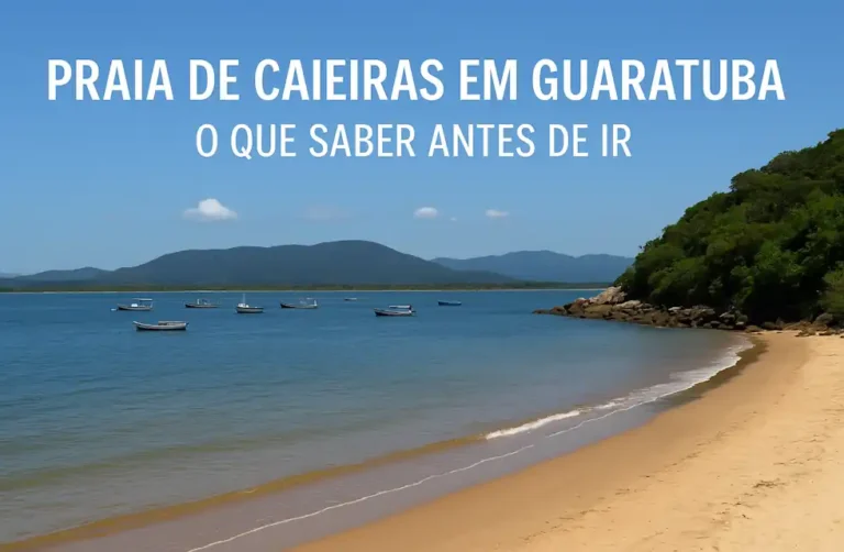 Praia de Caieiras em Guaratuba