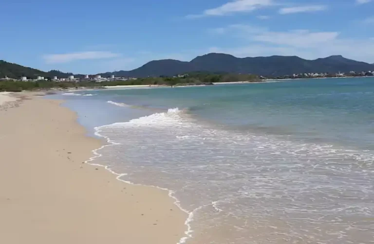 Praia de Ponta das Canas em Florianópolis