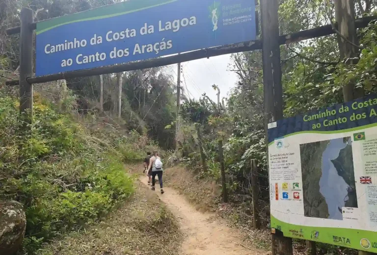 caminho da costa da lagoa ao canto dos araçás
